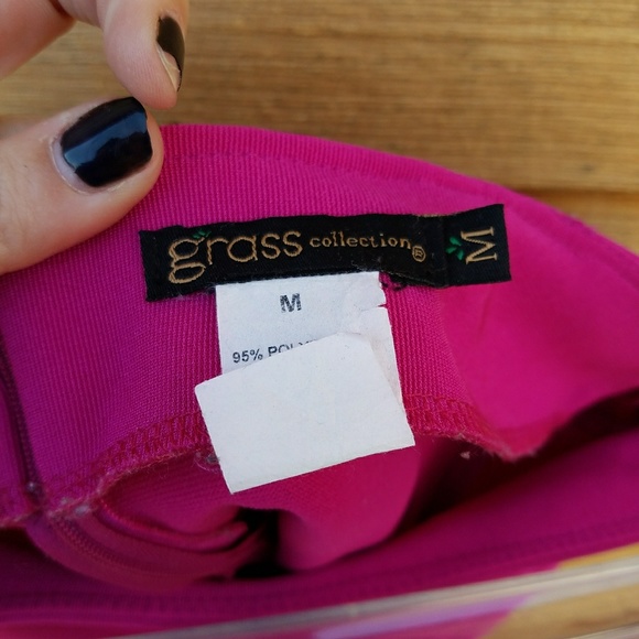 Mini Fushia Bodycon Skirt M - Picture 4 of 4